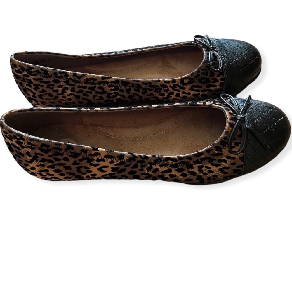 Aerosols Leopard Print Flats Size 7.5 - Picture 2 of 8